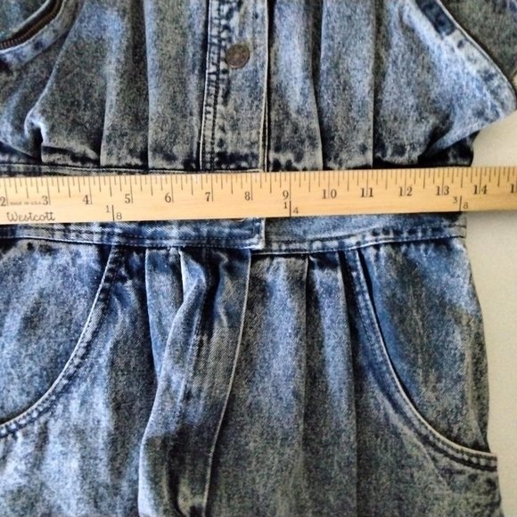 "JUST US"  Blue Jean Dress (Vintage like new) - Picture 4 of 7